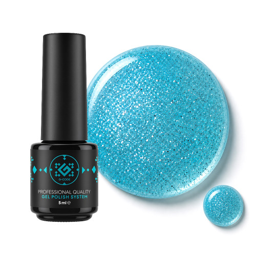 Reflective Summer Gel Polish G-Code — світловідбиваючий гель-лак з мерехтливим ефектом #7
